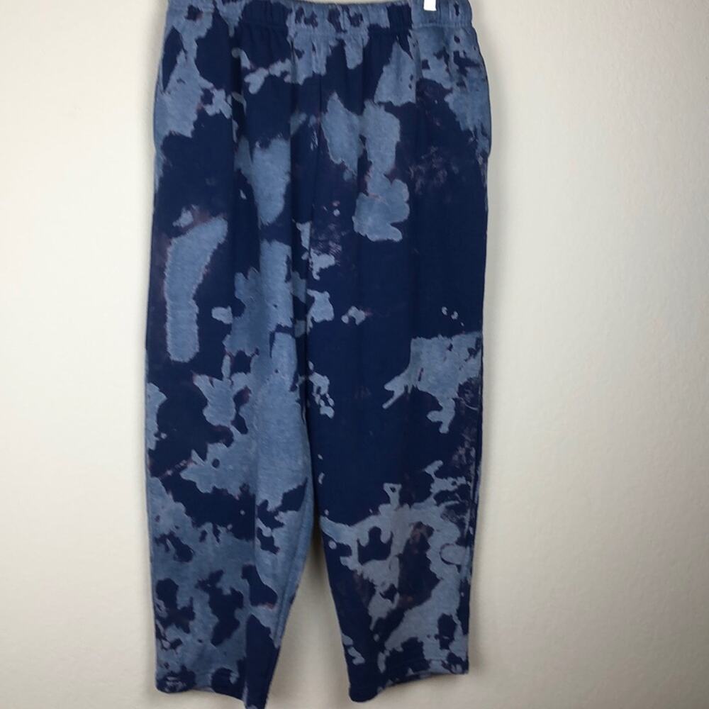 $10 SALE-LAST ONE! Custom bleach tie dye lounge/sweatpants women's 18/20P